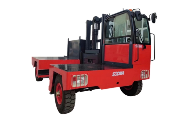 Montacargas Lateral Diésel SOCMA HNS100 para Manejo de Objetos Largos